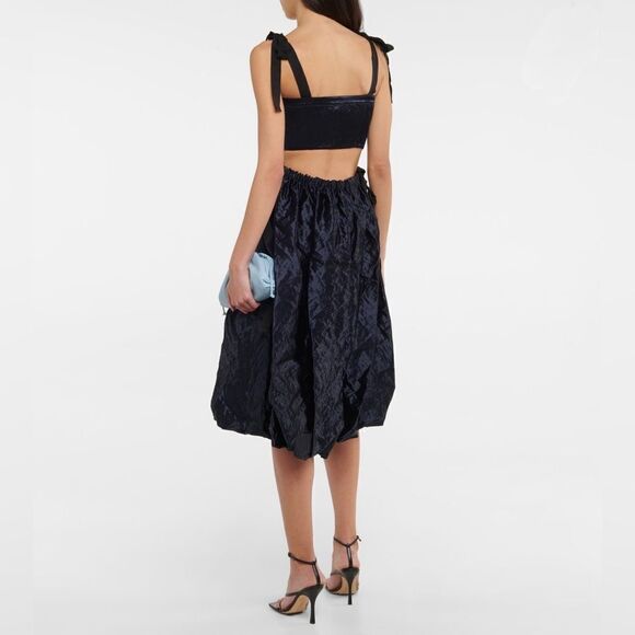 ULLA JOHNSON metallic midi dress size 8 - Picture 2 of 12